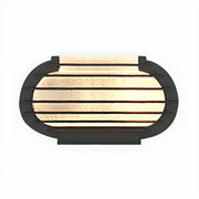 Unique Metal Hollow Lantern Outdoor Solar Pillar Light