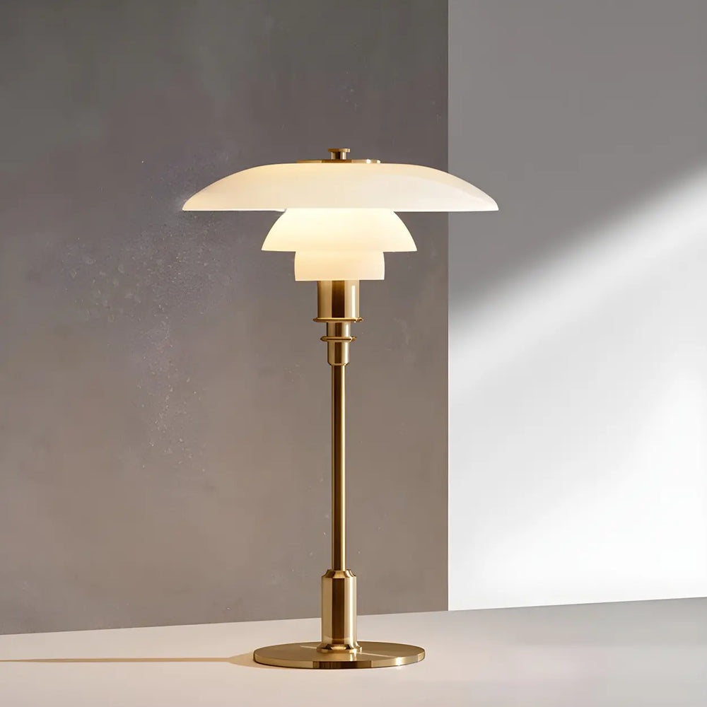 Unique Umbrella Multi-Layer Glass Decor Table Lamp