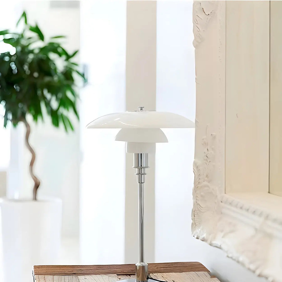 Unique Umbrella Multi-Layer Glass Decor Table Lamp