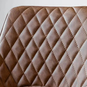 Upholstered Modern Back Bar Stool with Metal Legs Footrest