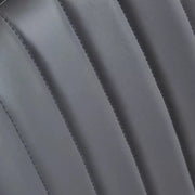 Upholstered Modern Leather Dining Chair with Padded Seat