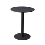 Vibrant Colors Steel Frame Simple Patio Round Metal Chat Table