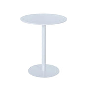 Vibrant Colors Steel Frame Simple Patio Round Metal Chat Table