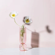 Vintage Striped Glass Vase