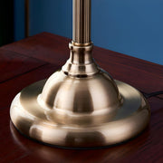 Vintage Luxury Golden Bell Bronze Bedside Table Lamp