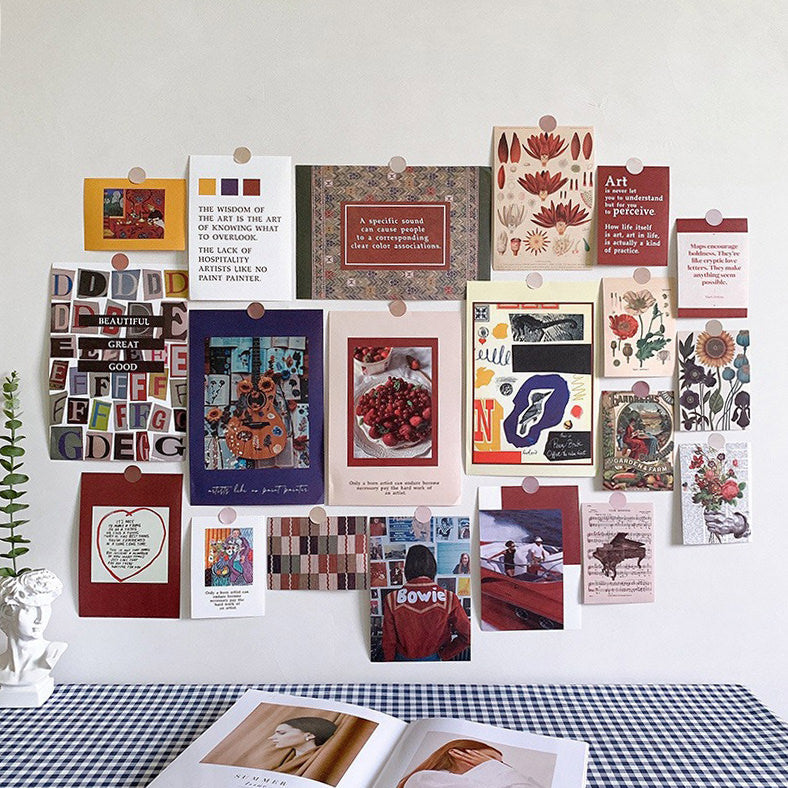 Vintage Art Wall Collage Cards