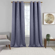 Virginia Blackout Weave Grommet Curtain Panels (Set of 2)