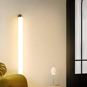 Warm Glow White Cylindrical Wall Vanity Light