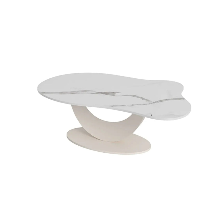 Waterproof Stone Free Form Abstract Base Coffee Table