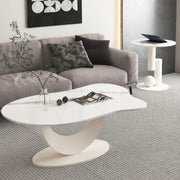 Waterproof Stone Free Form Abstract Base Coffee Table
