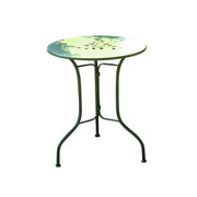 Weather Resistant Garden Round Metal Green Bistro Dining Set