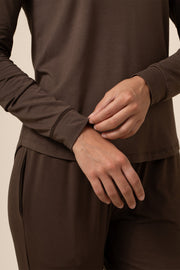 Women's Jogger Pajama Set in Espresso