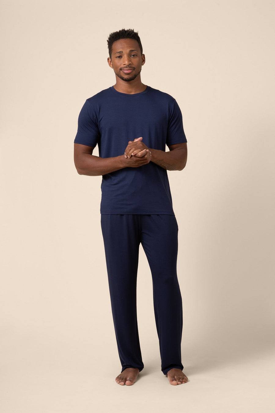 Men's Crew Neck Tee in Navy