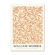 Orange Red Floral Art Canvas Posters