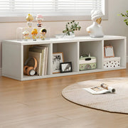 Wood Closed Back Horizontal Compact Storage Bookcase