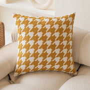 Yellow Themed Embroidered Cushion Cover